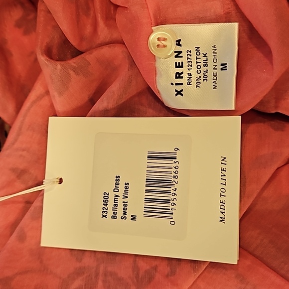 💕XIRINA💕 Bellamy Henley Mini Dress ~ Sweet Vines Medium M NWT - Picture 16 of 16